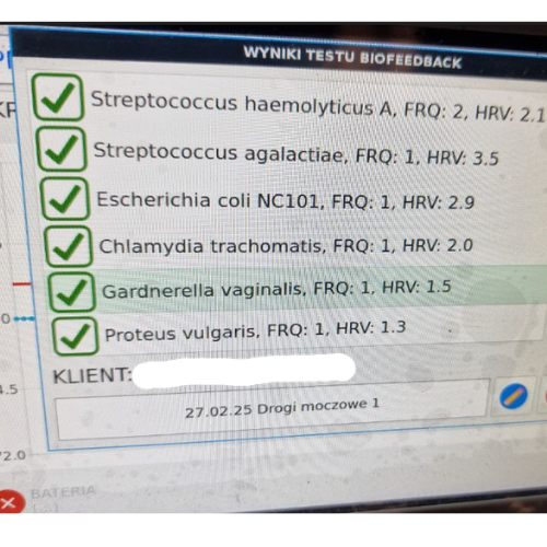 Rozszerzona analiza dróg moczowych Rifetech Plasma